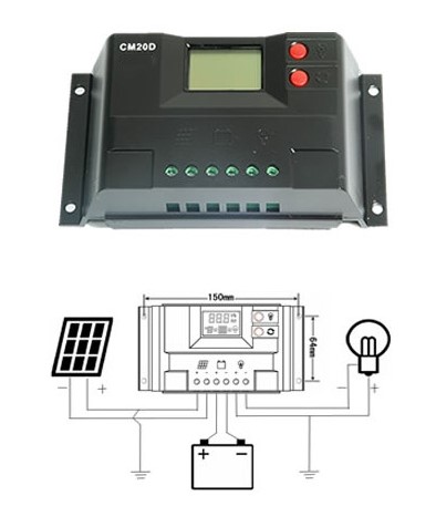 โซล่าชาร์จเจอร์จอLCD